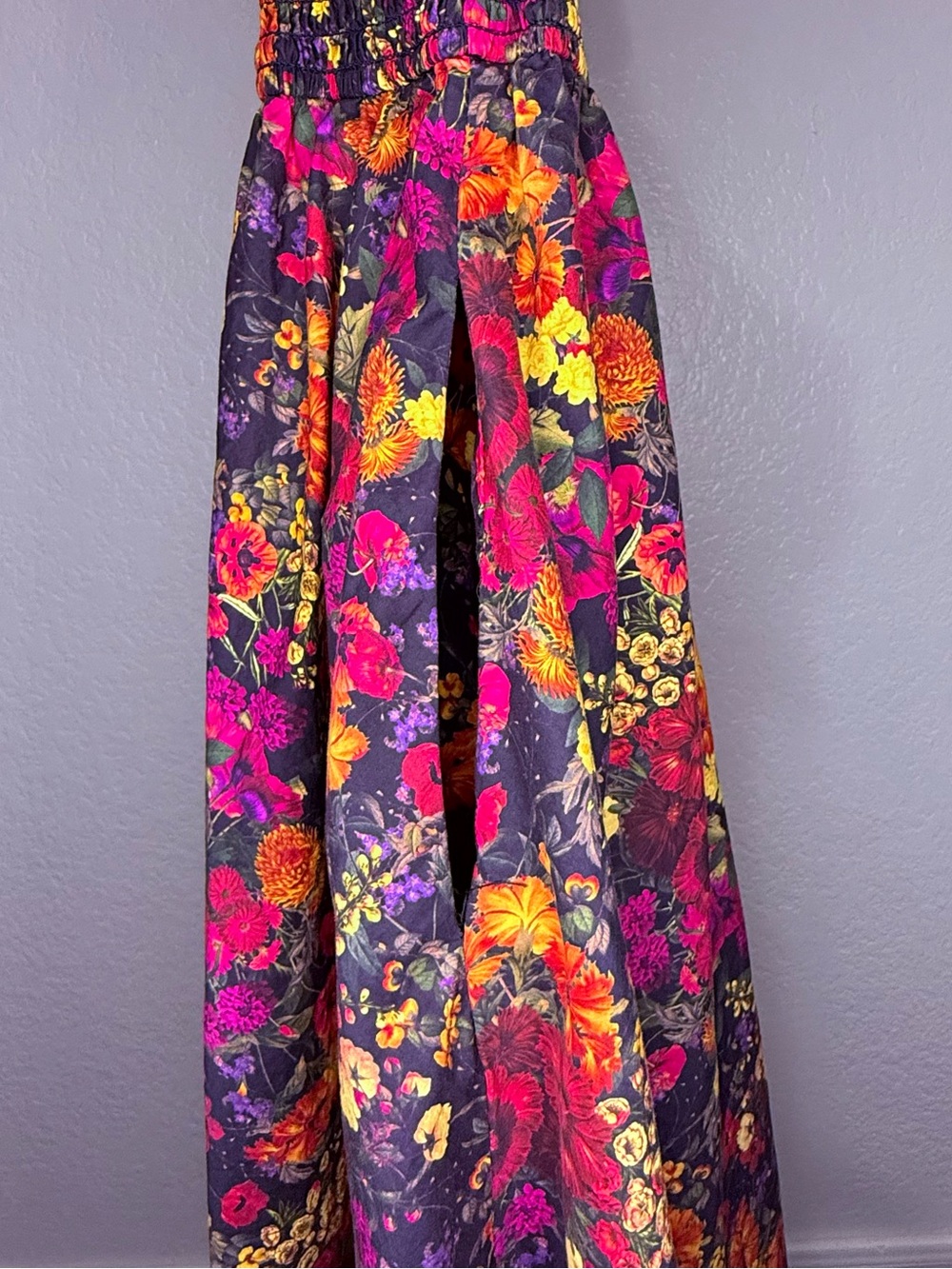 Ivy City Co Hattie Dress in “Night Garden” Floral Smocked Midi Sz-XL - Picture 9 of 9